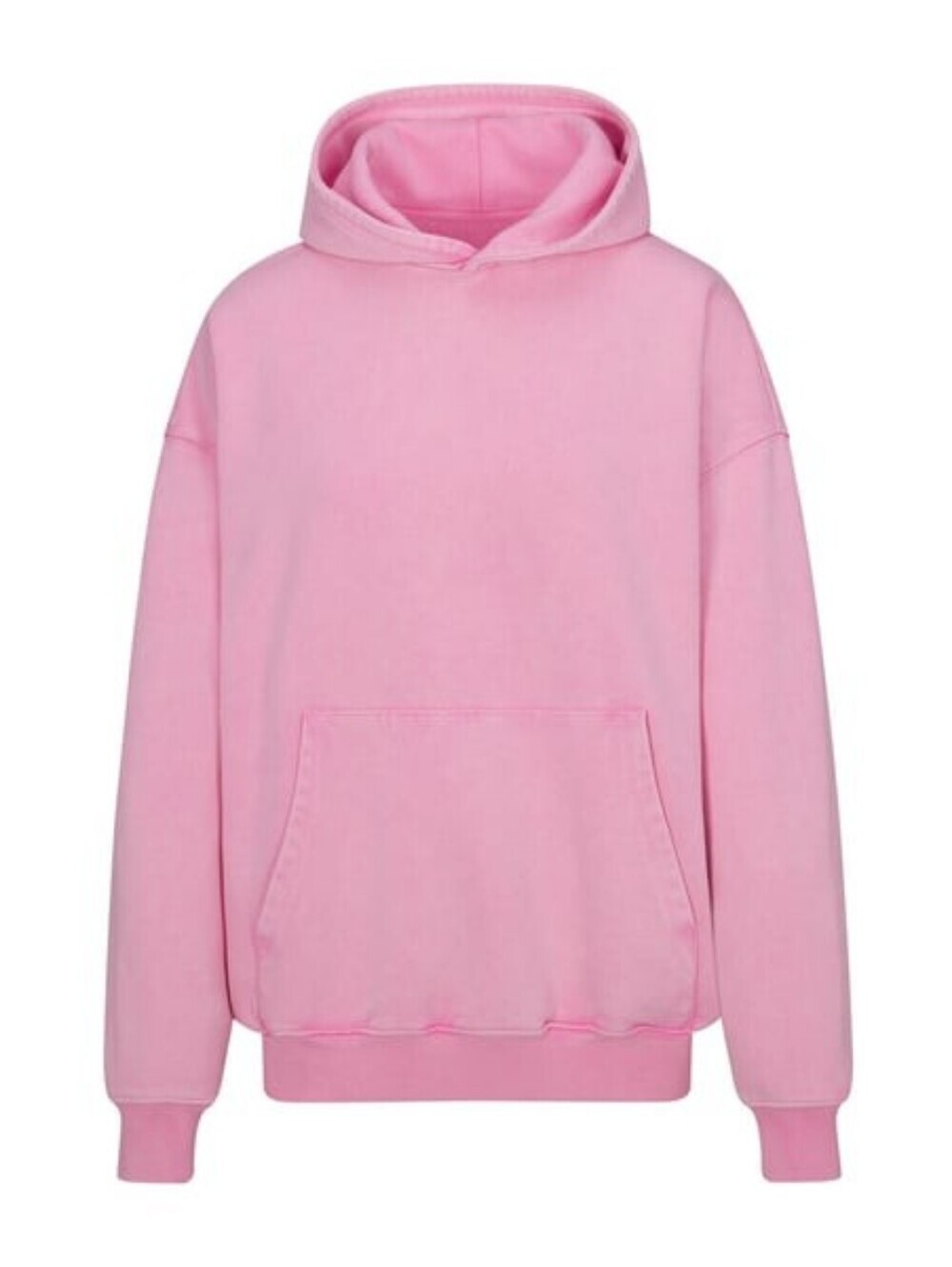 SKIMS Boyfriend Fleece Hoodie Bubble Gum Pink Rare Oversized Size S